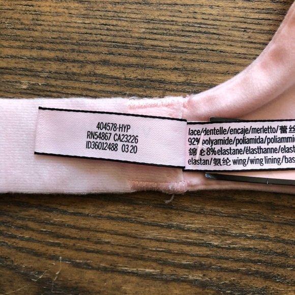 Victoria’s Secret pink unlined bra 32D NWT - Picture 15 of 16